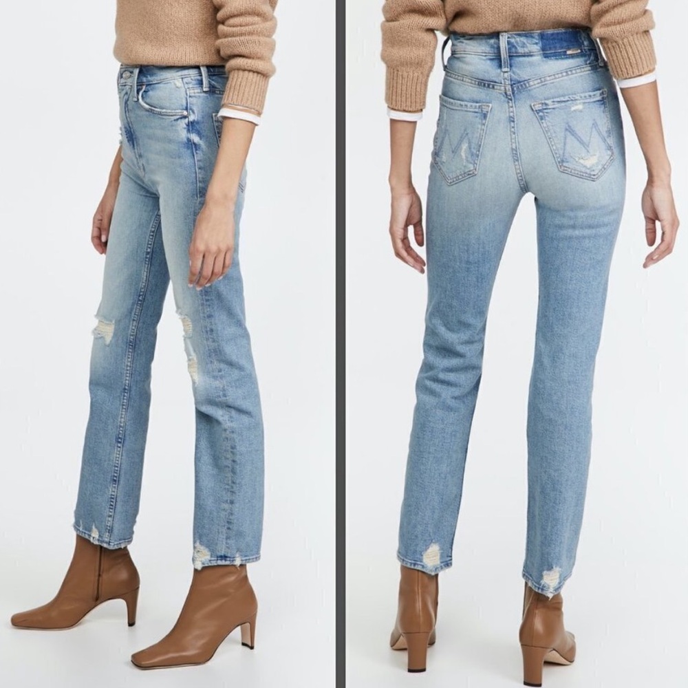 MOTHER high waisted rider skimp